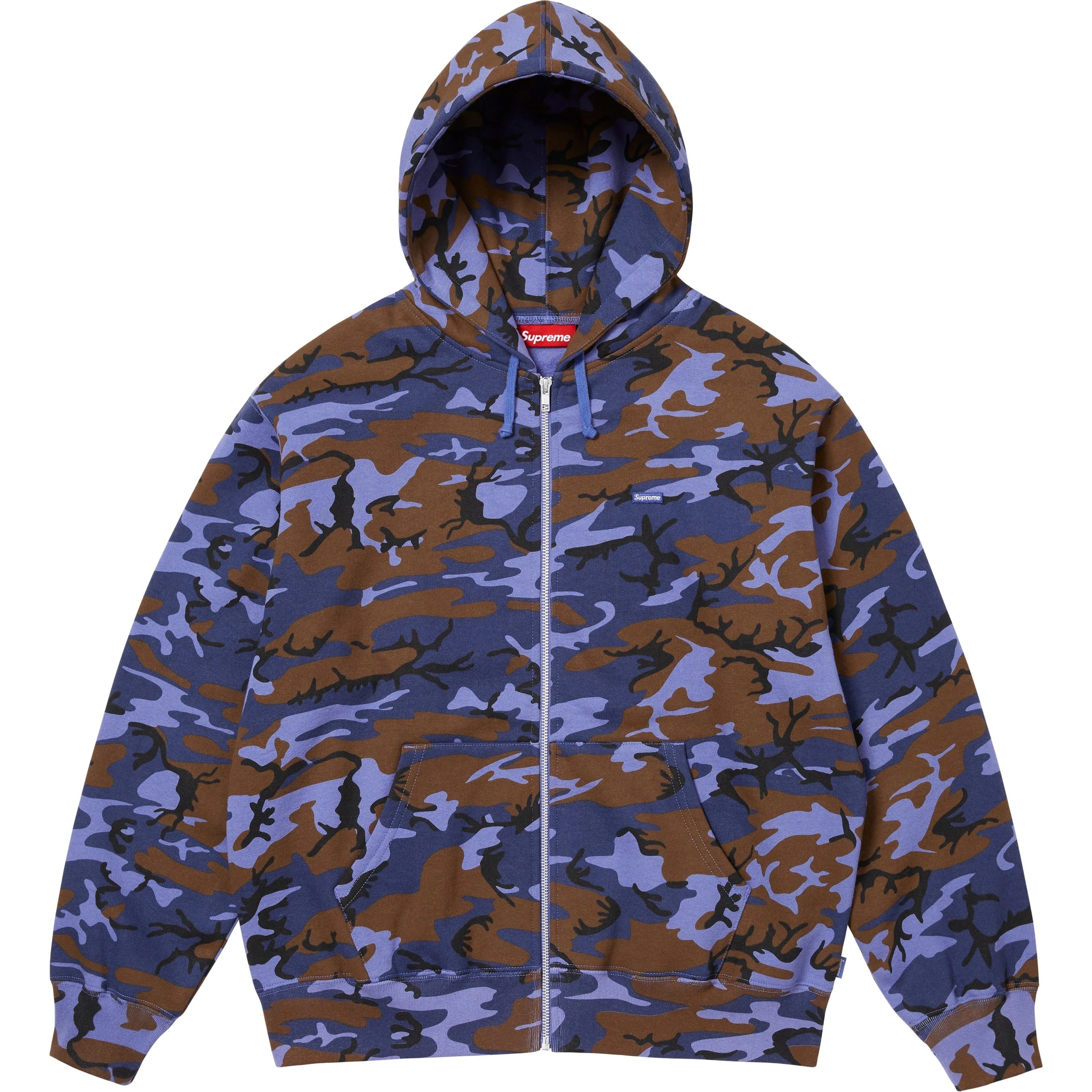 Small Box Zip Up Hooded Sweatshirt view 14